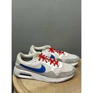 Nike Air Max SC CW4555 101 Men's White Blue Red Size 13